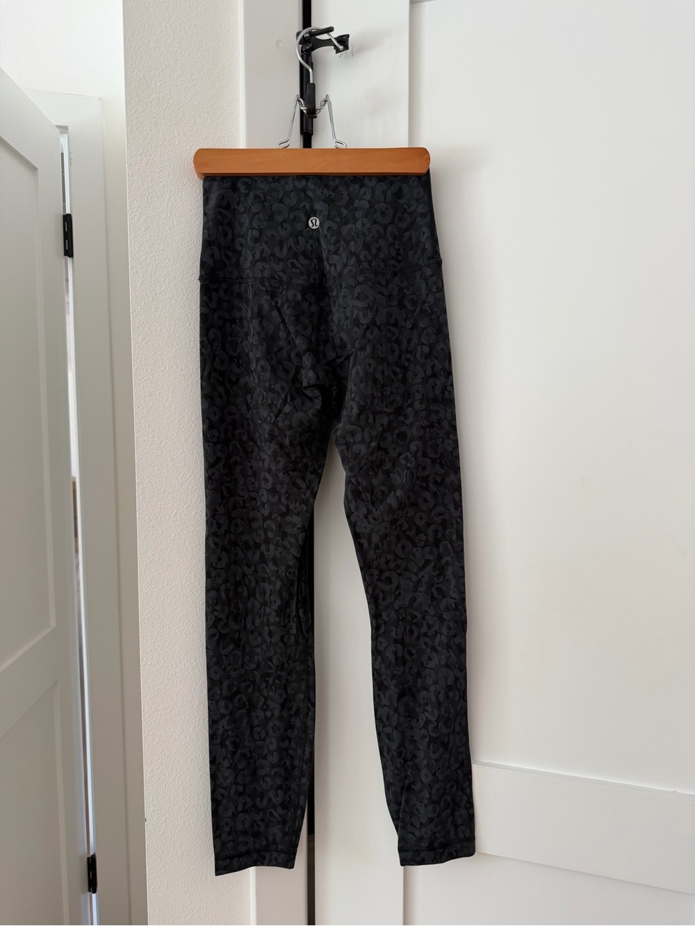 Lululemon Align 25” High-Rise Black Patterned Leggings